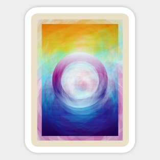 abstract circle Sticker